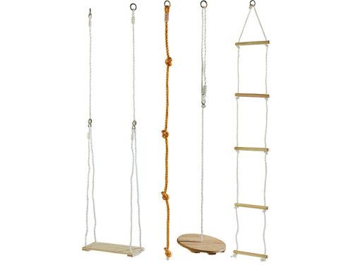 Swing set 4-piece climbing rope ladder plate swing climbing rope 