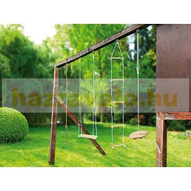   Hinta készlet 4 részes mászóka kötéllétra tányérhinta mászókötél 