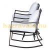 Garden rocking chair set rattan garden set brown 