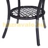 Garden rocking chair set rattan garden set brown 