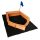 Sandbox boat 150x108x50 cm wooden sandbox