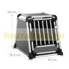 Carrier cage aluminum Dogbox for small dogs pet portable, mobile dog cage dog transport box