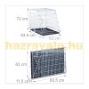 Carrier cage "L" dog pet portable folding mobile dog cage dog transport box for home or travel