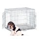 Carrier Cage "M" Padded Dog Pet Portable Foldable Mobile Dog Cage Dog Carrier Box for Home or Travel