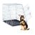 Hordozó ketrec "M" kutya kisállat hordozható összecsukható mobil kutyaketrec kutyaszállító doboz