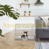 Carrier Cage "S" Padded Dog Pet Portable Foldable Mobile Dog Cage Dog Carrier Box for Home or Travel
