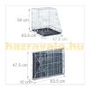 Carrier cage "S" dog pet portable folding mobile dog cage dog transport box for home or travel