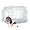 Carrier cage "XL" padded dog, pet portable, foldable mobile dog cage dog transport box for home or travel