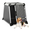 Carrier cage aluminum Dogbox for medium-sized dogs pet portable, mobile dog cage dog transport box