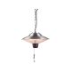 Ceiling radiant heat hanging outdoor heater 3 heating levels, 1500 W