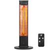 Infrared heater with 2000W remote control, 3 levels, timer 200 x 150 x 1000 mm