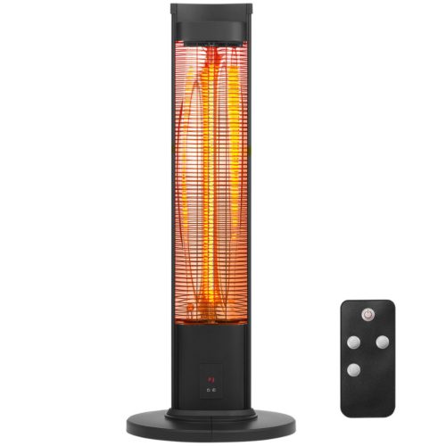 Infrared heater with 2000W remote control, 3 levels, timer 200 x 150 x 1000 mm