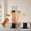 Infrared heater with 2000W remote control, 3 levels, timer 200 x 150 x 1000 mm