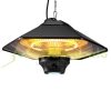 Ceiling infrared heater 2000W 440 x 440 x 220 mm hanging outdoor heater