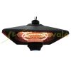 Radiant 2000W outdoor ceiling heater with LED lighting can be controlled by remote control