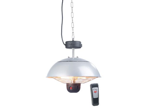 Hanging heater with 2000W lighting, hanging terrace infrared heating with remote control, outdoor 