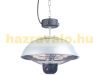 Hanging heater with 2000W lighting, hanging terrace infrared heating with remote control, outdoor 