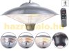 Ceiling-mounted radiant heater with LED lighting 2000 W