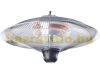 Ceiling-mounted radiant heater with LED lighting 2000 W