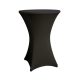 Spandex stretch cover for bistro table 60 cm diameter black elastic table skirt