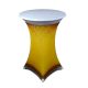 Spandex Stretch Bistro Table Cover 60cm Diameter Beer Mug Pattern Elastic Table Skirt