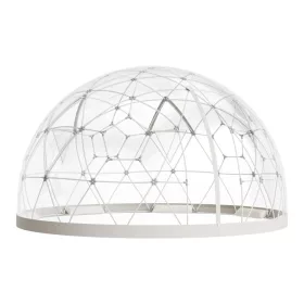   Átlátszó kerti kupolasátor 2,9 x1,75 m 2–4 személyes geodéziai PVC buboréksátor kertbe, teraszra és kempingezéshez