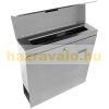 High-capacity stainless steel mail box, reinforced insulated design, stainless square letter cabinet with newspaper holder