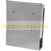 Extra large-capacity stainless steel mail box, reinforced insulated design, stainless square letter cabinet with newspaper holder