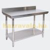 Inox munkaasztal 100x60cm rozsdamentes konyhai pult saválló anyagból készült asztal