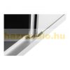 Inox industrial kitchen cabinet 150x70x85 cm large kitchen stainless steel furniture with edge 600 kg load capacity