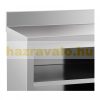Inox industrial kitchen cabinet 180x70x97 cm 600 kg capacity large kitchen stainless steel furniture work table with edge 