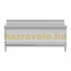 Inox industrial kitchen cabinet 200x60x97 cm 600 kg capacity large kitchen stainless steel furniture work table with edge 