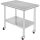 Inox industrial kitchen table with wheels 91x60x82 cm 160 kg load capacity large kitchen stainless steel furniture work table