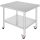 Inox industrial kitchen table with wheels 91x76x82 cm 160 kg load capacity large kitchen stainless furniture work table