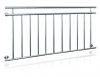 Balcony railing stainless French balcony acid-proof steel railing 156x90 cm inox