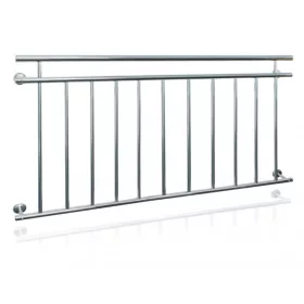  Erkélykorlát rozsdamentes franciaerkély saválló acél korlát 156x90 cm inox