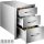 Built-in kitchen drawer outdoor stainless steel 3-drawer cabinet 36x51x59 cm inox BBQ grill drawer system