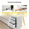 Built-in kitchen drawer outdoor stainless steel 3-drawer cabinet 36x51x59 cm inox BBQ grill drawer system