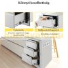 Built-in kitchen drawer outdoor stainless steel drawer cabinet 37x64x48 cm inox BBQ grill drawer system