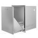 Built-in stainless steel drawer for dustbin 40x56x40 cm inox dustbin drawer for kitchen and outdoor use