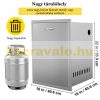 Built-in stainless steel drawer for dustbin 40x56x40 cm inox dustbin drawer for kitchen and outdoor use