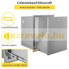 Built-in stainless steel drawer for dustbin 40x56x40 cm inox dustbin drawer for kitchen and outdoor use