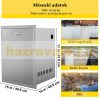 Built-in stainless steel drawer for dustbin 40x56x40 cm inox dustbin drawer for kitchen and outdoor use