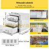 Built-in kitchen drawer outdoor stainless steel 3-drawer cabinet 46x59x59 cm inox BBQ grill drawer system