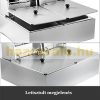Hospitality inox electric deep fryer stainless steel double fryer 12 liters 5000W for restaurants, industrial kitchens