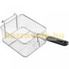 Stainless electric deep fryer 2x6 liter inox double fryer 5000W for restaurant, industrial kitchen and home use