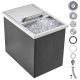 Inox icebox built-in 26.7 liter built-in ice cooler stainless steel ice bucket, freezer  