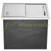 Inox icebox built-in 26.7 liter built-in ice cooler stainless steel ice bucket, freezer  