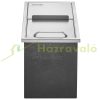 Inox icebox built-in 26.7 liter built-in ice cooler stainless steel ice bucket, freezer  