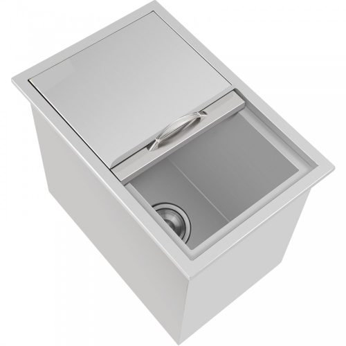 Inox icebox built-in 30 liter stainless steel ice bucket, freezer for drinks, box wine cooler, icebox, thermobox